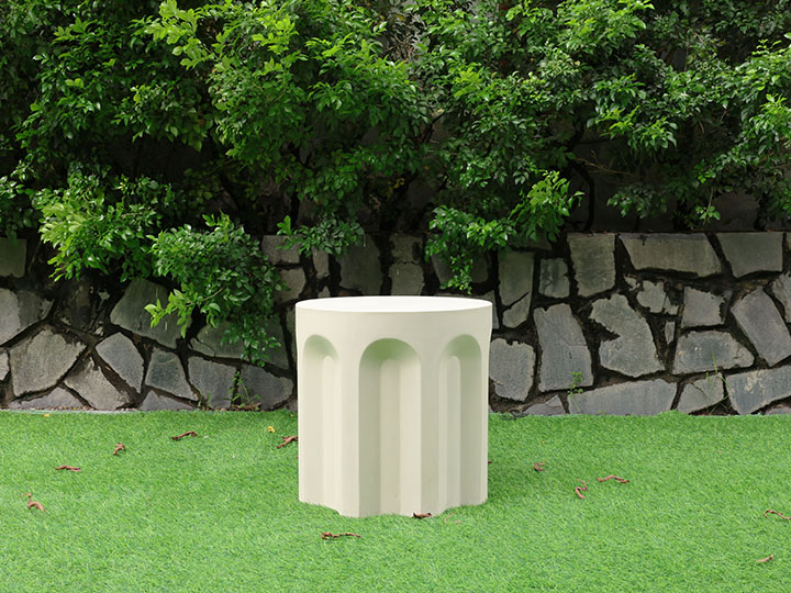 Roman Round Concrete Coffee Table 20
