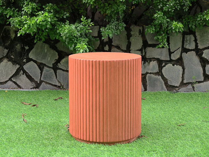 FLUTED ROUND SIDE TABLE 20