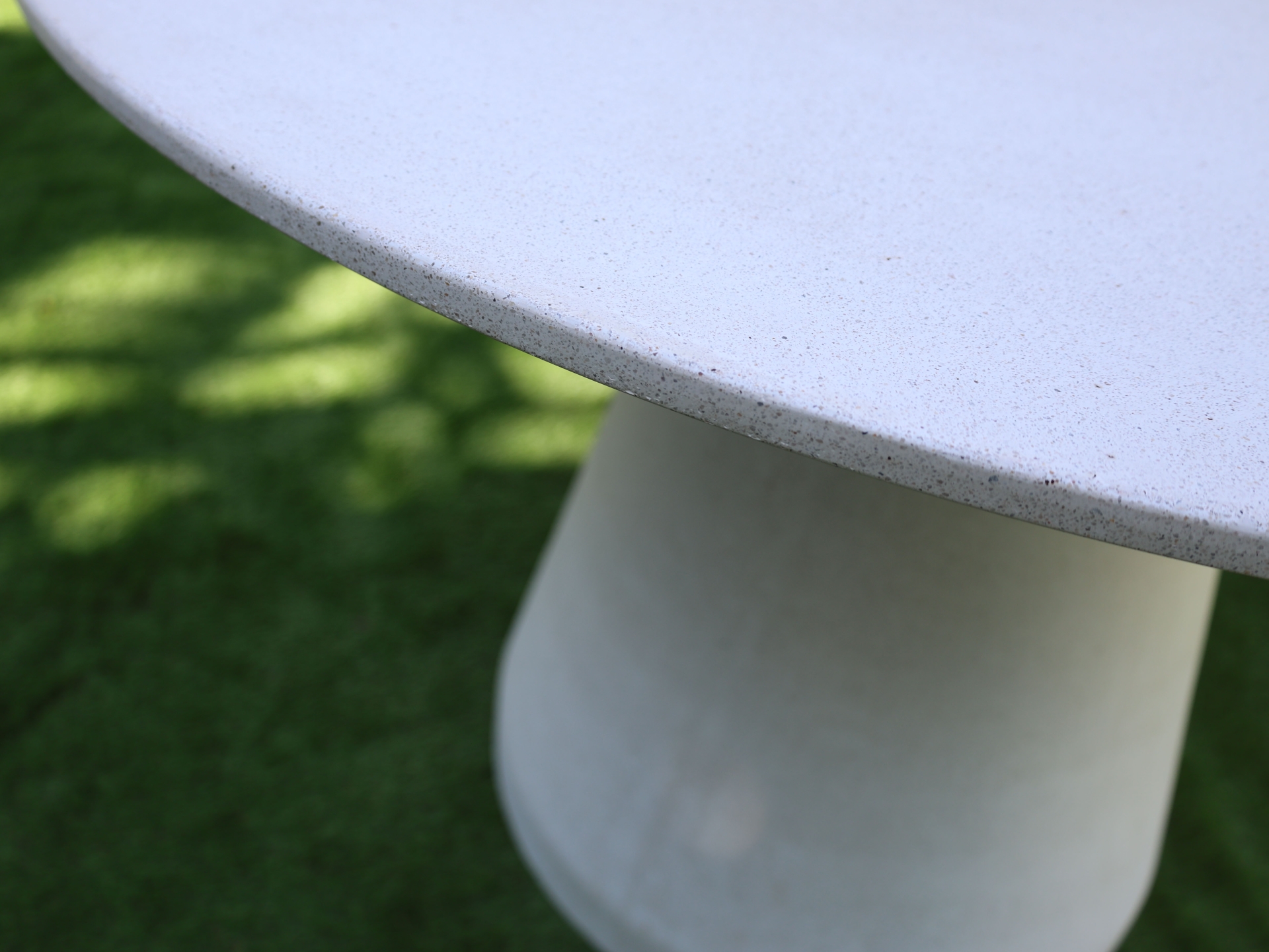 Sandblasted Round Concrete Dining Table