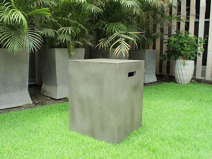 Square Concrete Side Table