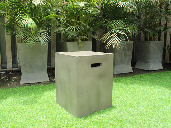 Square Concrete Side Table