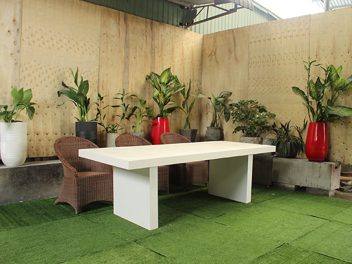 Modernist Concrete Dining Table 220cm