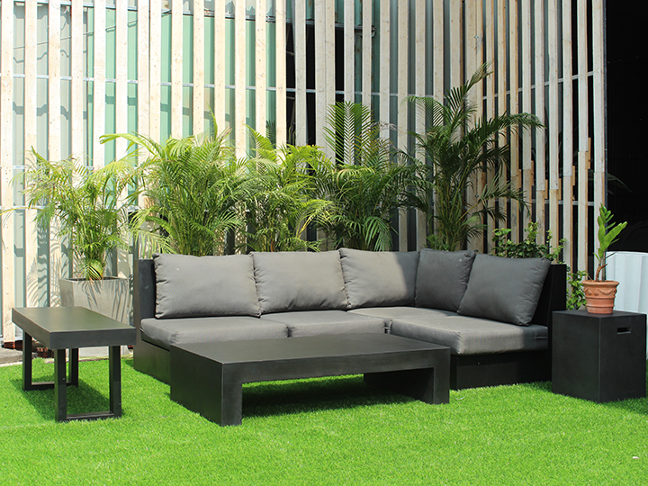 MODULAR  CONCRETE SOFA CORNER AND MIDDLE