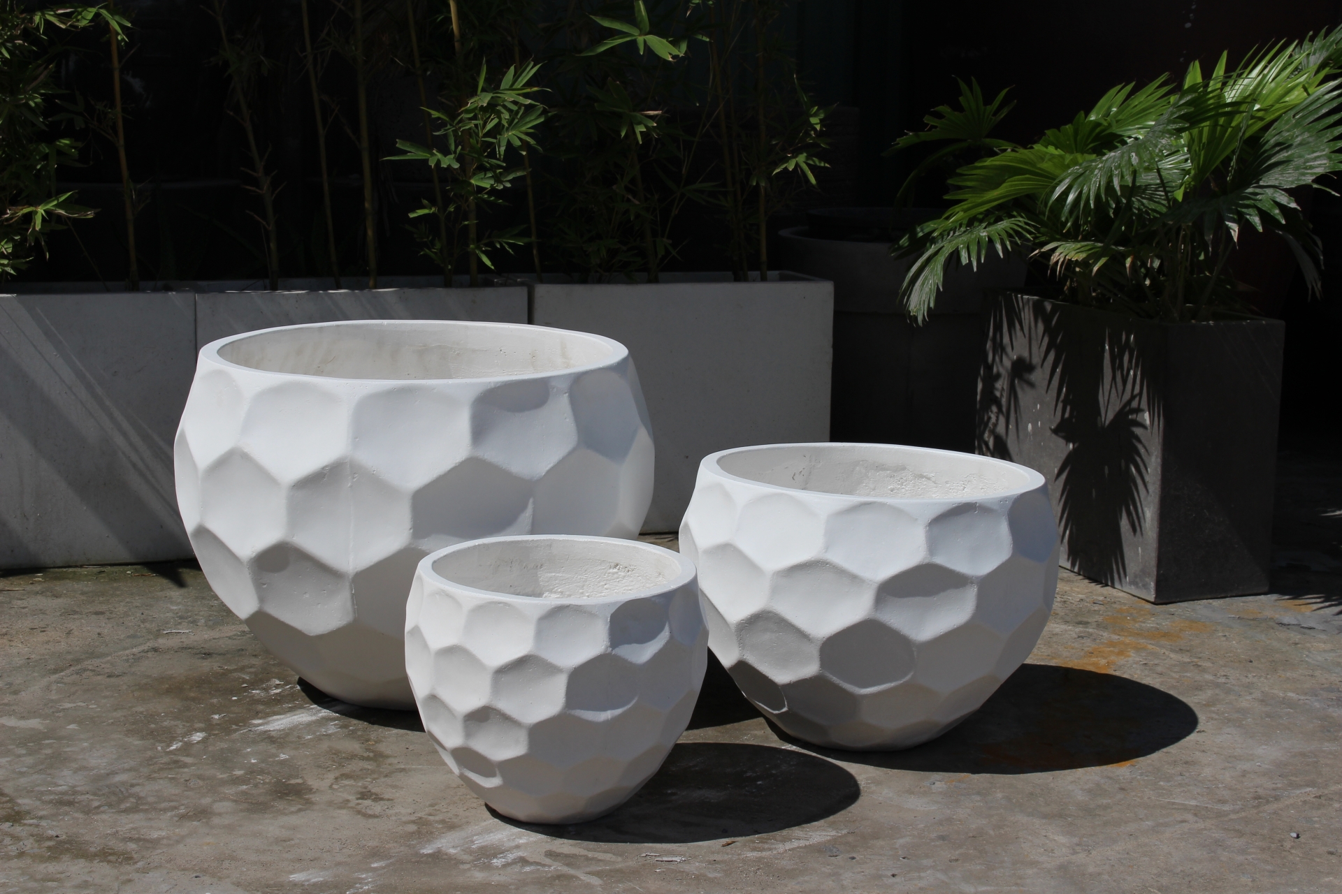 Set Of 3 Beenest Pots