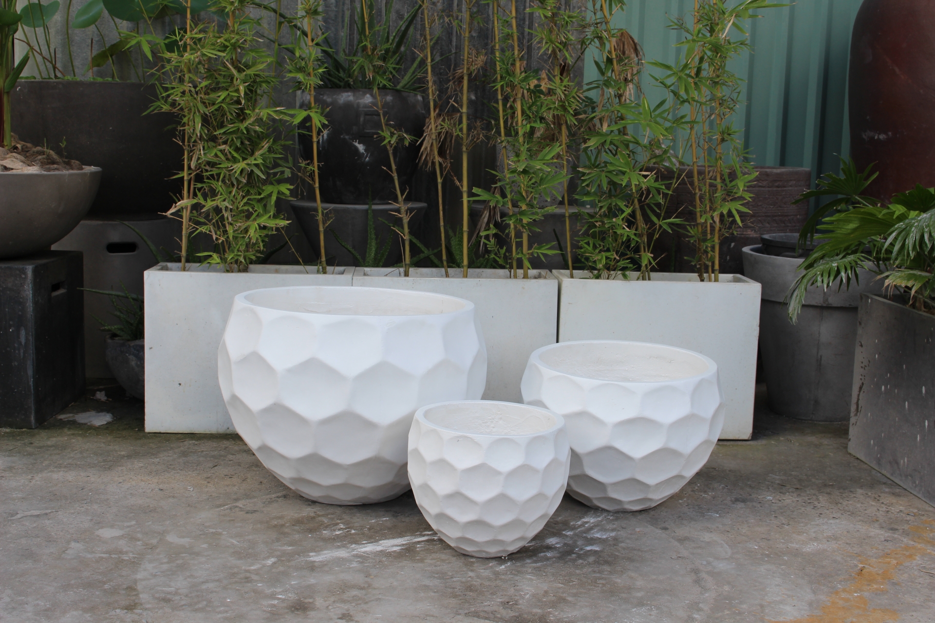 Set Of 3 Beenest Pots