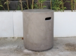 ROUND CONCRETE SIDE TABLE