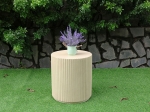FLUTED ROUND SIDE TABLE 20