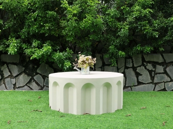 Roman Round Concrete Coffee Table 36