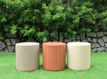 FLUTED ROUND SIDE TABLE 20