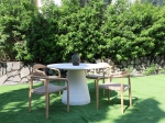 Sandblasted Round Concrete Dining Table