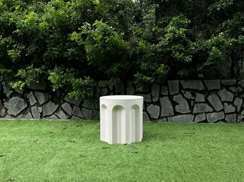 Roman Round Concrete Side Table 20