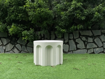 Roman Round Concrete Coffee Table 23