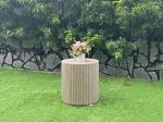 FLUTED ROUND SIDE TABLE 20