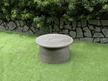 ROUND BELL CONCRETE COFFEE TABLE 31