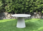 Sandblasted Round Concrete Dining Table
