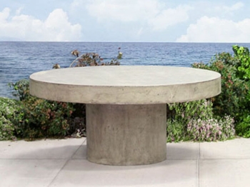 FLOUTING ROUND CONCRETE COFFEE TABLE