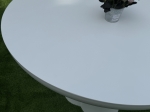 Clover Round Concrete Dining Table