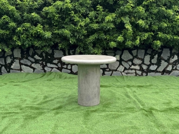 STONY ROUND CONCRETE BISTRO TABLE