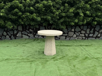 TERRAZZO ROUND CONCRETE BISTRO TABLE