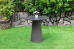 FLUTED ROUND  CONCRETE BISTRO TABLE 31