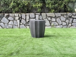 Graphite Carambola Concrete Side Table