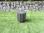 Graphite Carambola Concrete Side Table