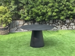 Cone Base Round Concrete Dining Table