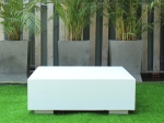 Square Concrete Coffee Table 4 corner feet